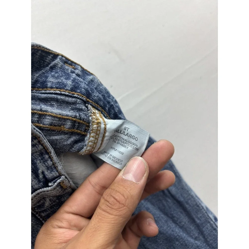 St. John's Bay Boys' Stretch Denim Jeans Blue Size 8T Bootcut Straight Leg